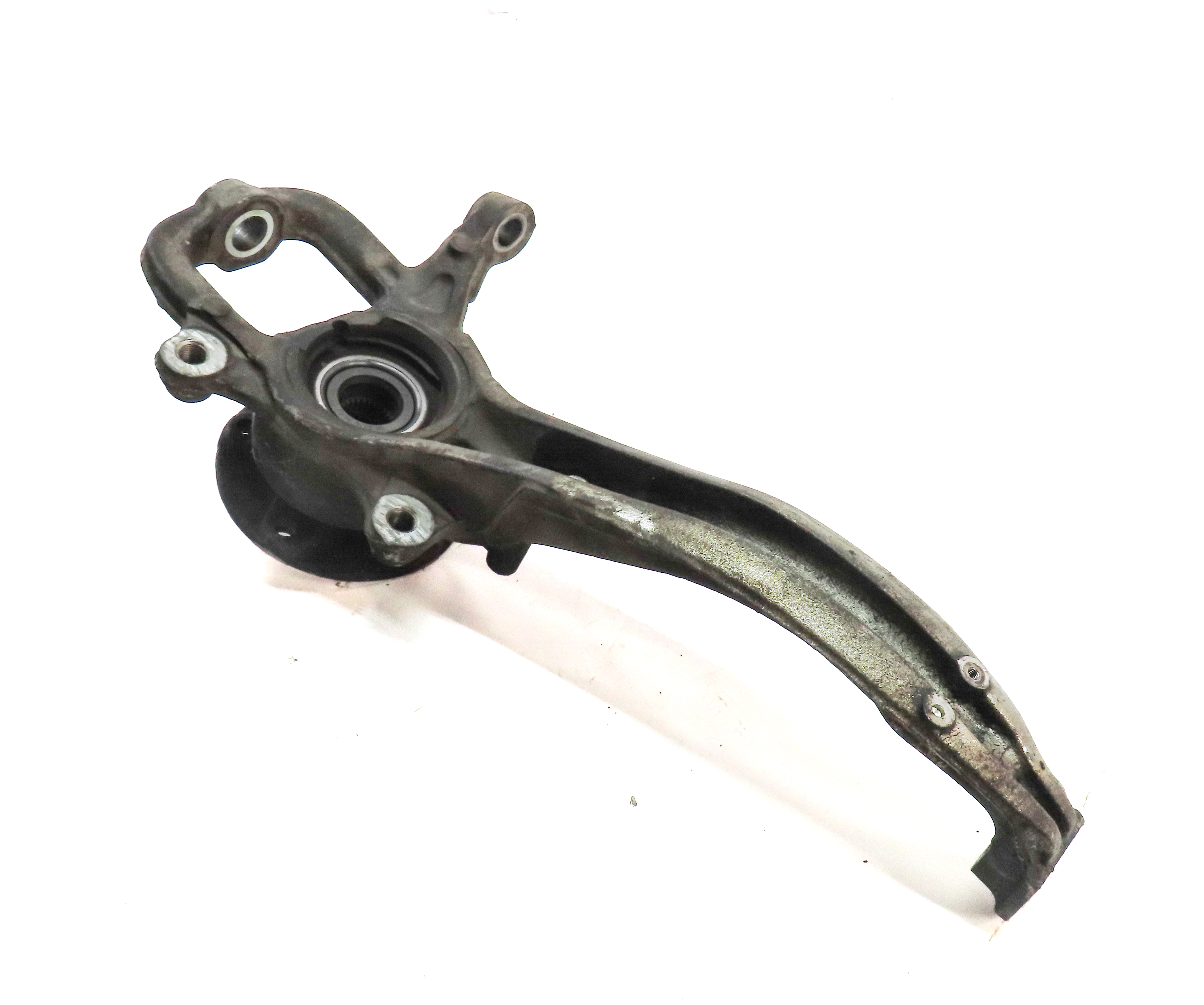 2011-2015 AUDI Q7 (4L) LEFT FRONT DRIVER SPINDLE KNUCKLE WHEEL HUB BEARING — exact item pictured